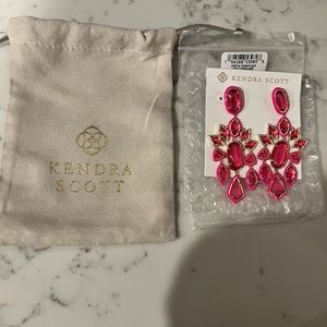 Barbie Pink statement Kendra Scott Earrings